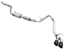 Awe Tuning Exhaust For 2024 Toyota Tacoma Dual Tips 4th Gen Black Tips