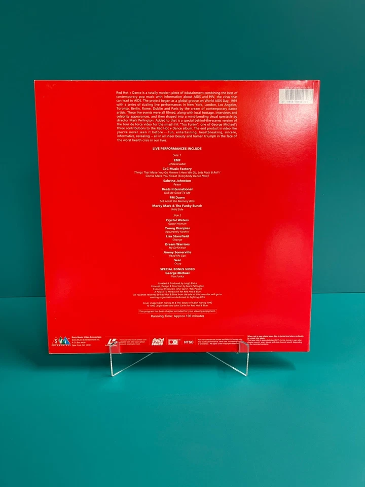"Red Hot + Dance" Laserdisc Live Performances, Not on DVD - Extremely Rare - Image 3 of 4