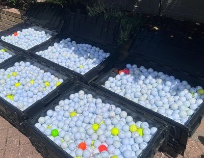Gemischte Marken Golfbälle Klasse A & B (Lake Balls) in Top Zustand 100 Stück