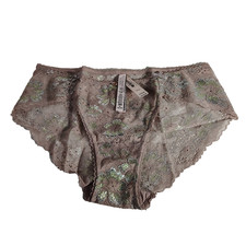 Victoria's Secret Body By Victoria Hiphugger Hipster Panties Pink Lace Floral M