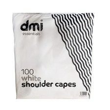 DMI Disposable Shoulder Capes 100PK (Black, White Clear, Bio Green)