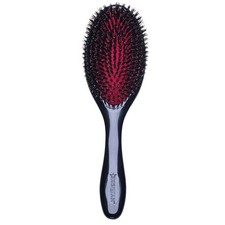 Denman Medium Cushion The Finisher for Smoothing  Shining, D82M Brush Black