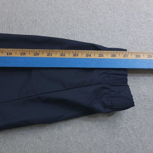 Brooks Brothers Red Fleece Jacket Mens XL Navy Blue Hooded Windbreaker Raincoat - Picture 12 of 14