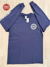 &ldquo;FBI ACADEMY QUANTICO&rdquo; Navy Blue Long Sleeve T-Shirt - Size M - New With Tags!