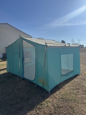 USコールマン　テント Vintage Coleman American Heritage Canvas Tent 12'x9'rectangle And