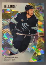 2023-24 Upper Deck Allure Yellow Taxi JARED MCCANN Seattle Kraken Hockey NHL #69