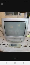 Magnavox 13" TV VCR Combo Retro Gaming CRT MC132EMG/17 - FOR PARTS Or REPAIR