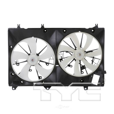 Radiator Fan Assembly For 2008-2013 Toyota Highlander 3.5L V6 2009 2010 2011 TYC