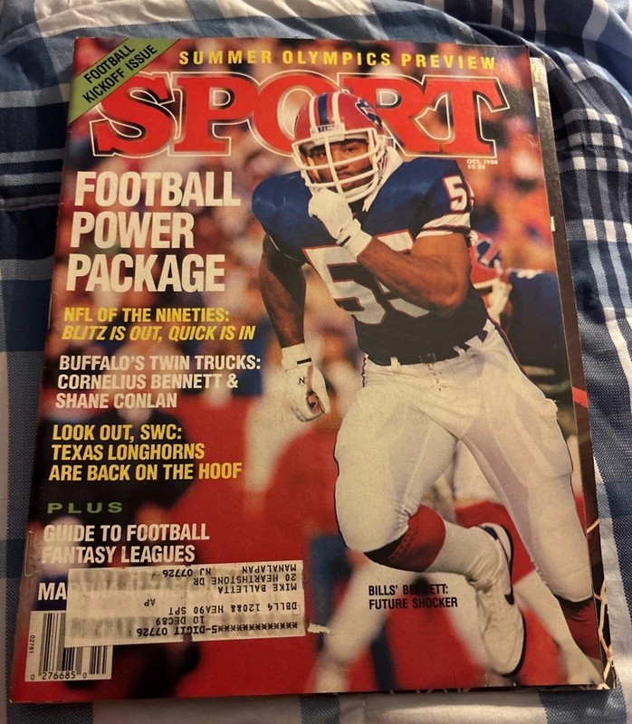 October 1988 SPORT Magazine Football Kickoff Issue. Summer Olympics Preview