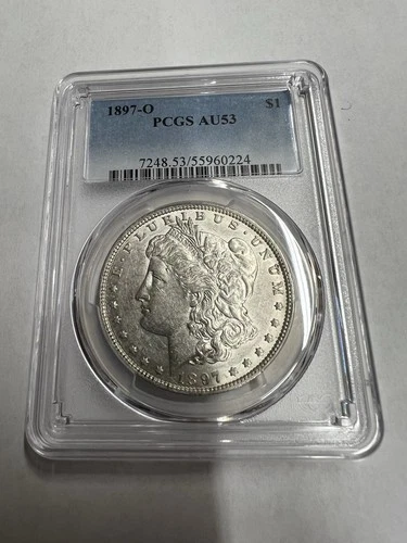 1897 O Morgan Dollar. PCGS AU53