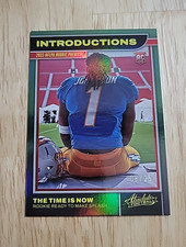 2023 Absolute QUENTIN JOHNSTON Introductions Green /25 #1 Rookie Chargers SP