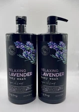 (2-Pk) BOTANICAL SPA THERAPY ~ Calm Relaxing Lavender BODY WASH Argan Oil & Mint