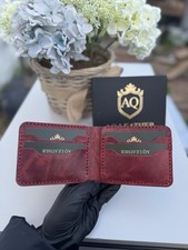 AQ LEATHER, Pure Handmade Leather Wallet.