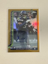 2025 Topps Chrome - Rookie Autographs Nick Emmanwori RARE GOLD /50 RA-NE