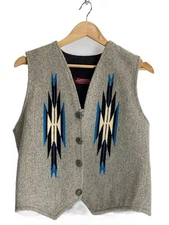 CENTINELA TRADITIONAL ARTS Other Chimayo Vest 36 -- GRY Total Pattern Used