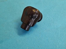 Mains Plug ~ 2 Pin 5 Amp Plug ~ Brown ~ Ediswan 'CLIX' ~ UK ~ Side cable entry