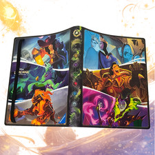 Disney Lorcana Villains Binder Portfolio 252 Card 9-Pocket Maleficent Ursula