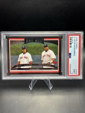 MANNY RAMIREZ DAVID ORTIZ 2006 TOPPS #329 TEAM STARS BLACK /55 RED SOX PSA 9
