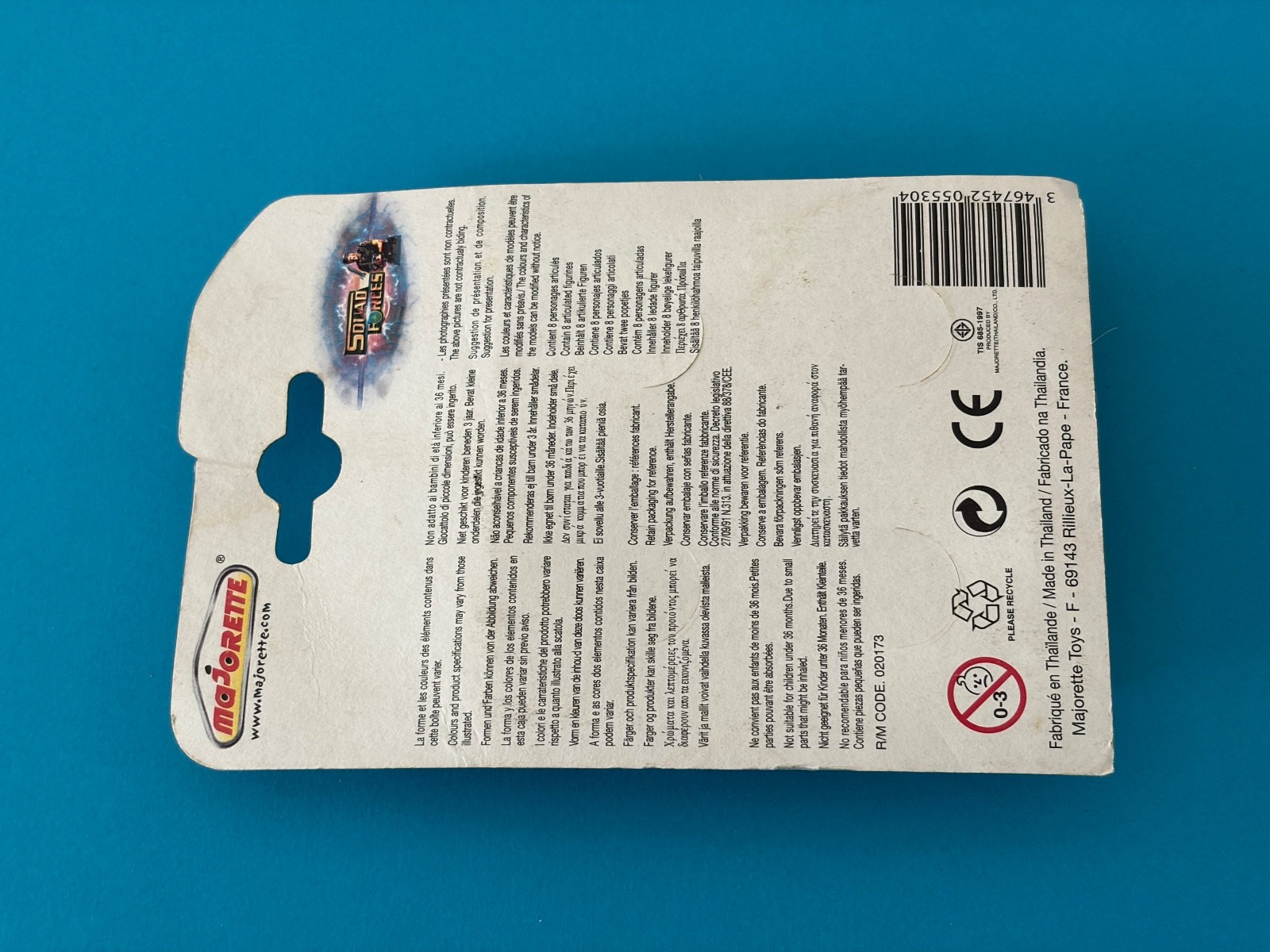 MAJORETTE SQUAD FORCES - 8 PERSONNAGES ARTICULES - NEUF