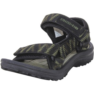 Strauss + Ramm Kids Little/Big Boy's Teag Sandals Olive Multi Water Shoes