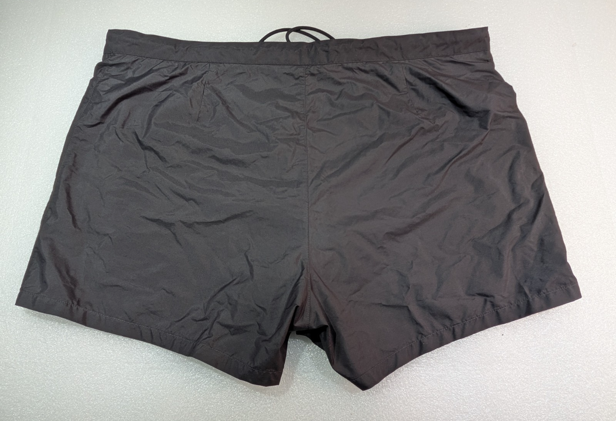トップス 00s prada sport nylon foodie Vintage Prada Sport Linea Rossa Black Swim Trunks IT 54 Made in