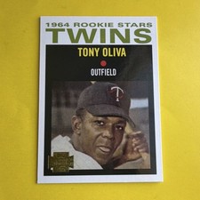 Topps 2002 Archives Tony Oliva Rookie #116 1964 Minnesota Twins Baseball Card. rookie card picture