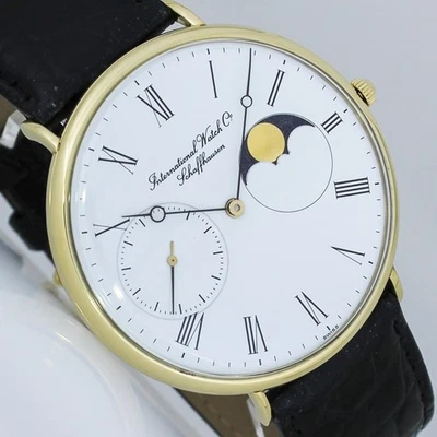 IWC PORTOFINO MONDPHASE MOON 46mm MANUAL WATCH UHR Ref. 5251 GOLD 18K - Bild 1 von 4