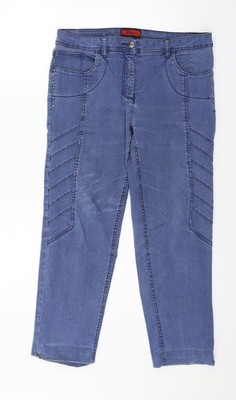 Damenjeans UK Größe 12 Bx Regular Fit Straight