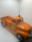 Vintage 1950’s Orange Tonka STATE HI-WAY DEPT 975 STEPSIDE PICKUP Truck