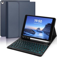 Case for iPad 9th 8th 7th Generation 10.2" - Backlit Wireless Detachable Keyboar