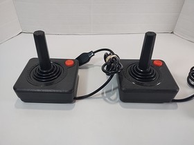 Atari 2600 Darth Vader Console Bundle w/ 2 Joystick Controllers, Manual +2 Games