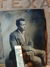 Antique African American * FISK UNIVERSITY TINTYPE HBCU * NASHVILLE TENNESSEE 