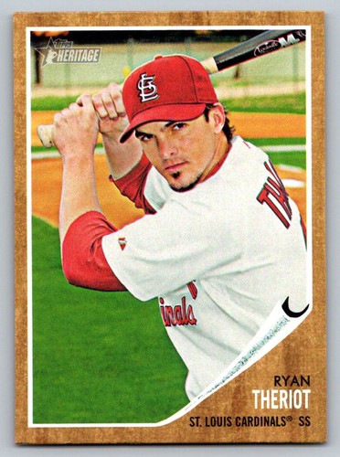 2011 Topps Heritage #223 Ryan Theriot St. Louis Cardinals