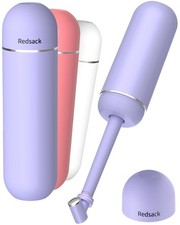 Leak-Proof Portable Bidet 380ml Purple Handle Secure Seal
