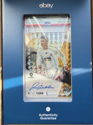 21 PANINI MOSAIC ベッカム直筆サインカード 2020-21 Panini Mosaic La Liga - Autographs Mosaic David Beckham #A