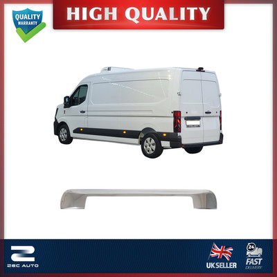 Chrom Heckklappe Türgriff Abdeckung Blende für Renault Master ab 2010 Stahl