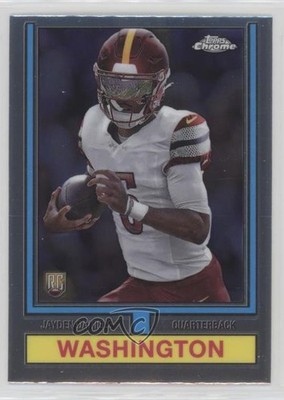2024 Topps Chrome 1974 Topps Football Jayden Daniels #74TF-2 Rookie RC 1fb6