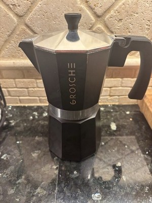  Grosche MILANO Stovetop Espresso Maker Moka Pot 6 Espresso Cup EUC
