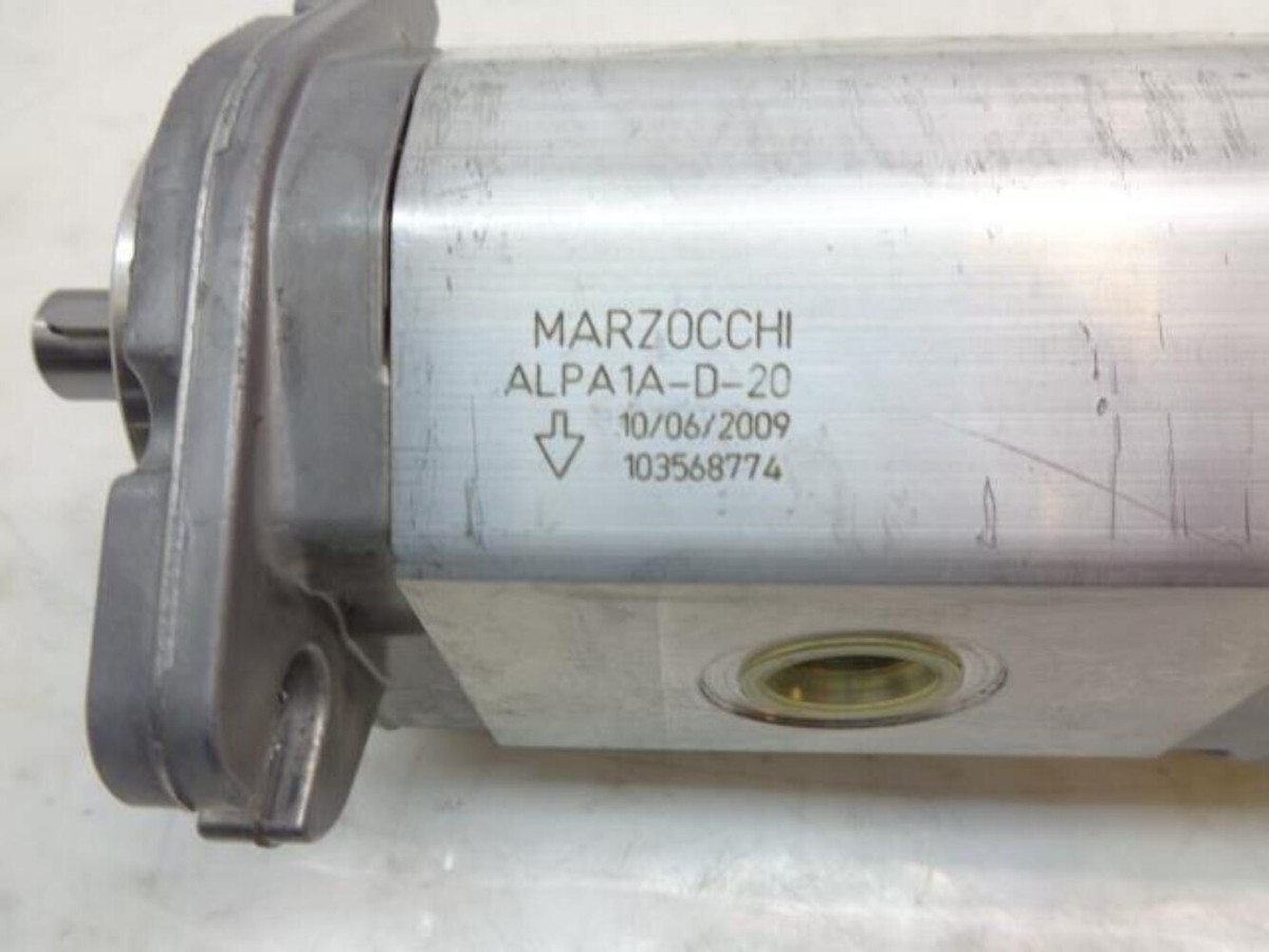 MARZOCCHI HYDRAULIC GEAR PUMP ALPA1A-D-20 ALPP1-D-9-FA DUAL OULET