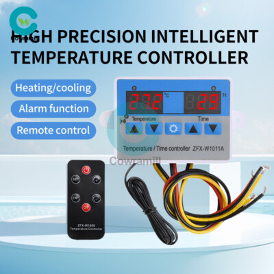 W1011A Intelligent Time Temperature Controller High/Low Temp Alarm Thermostat