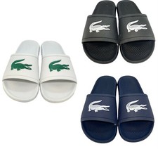 Lacoste Mens Crocodile Synthetic Slides - Multiple Colors  Sizes - 7-37CMA0018