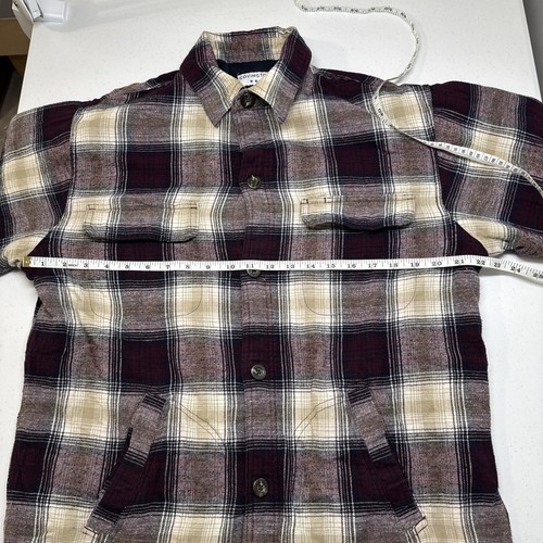 Covington Men’s Shirt Jacket Shacket, Medium, Fleece Lined, Plaid, soft heavy - Picture 6 of 11