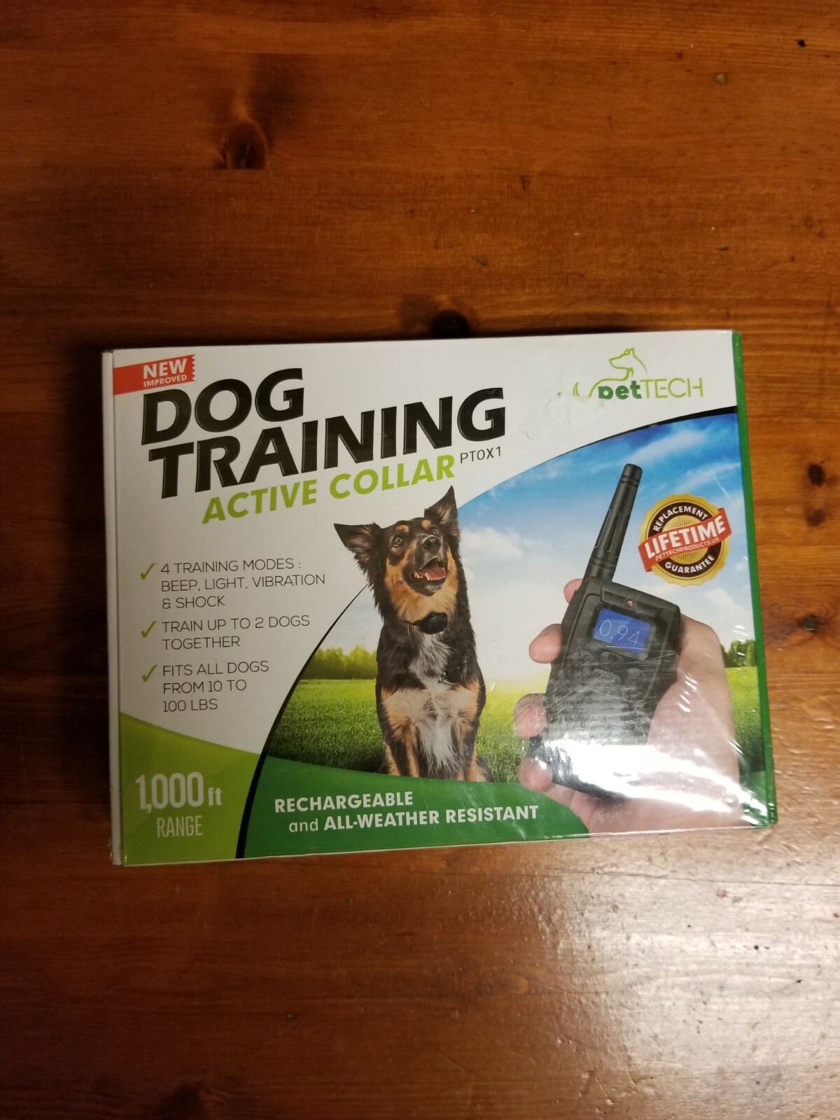 pet tech dog training active collar