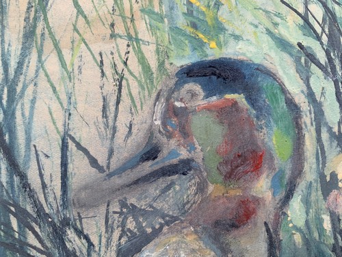 André FRÉCHET (1875-1973) Aquarell ENTE JAGD Châlons-sur-Marne Paris Nantes - Bild 12 von 12