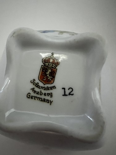 Schumann Arzberg Germany Porcelain Sugar Bowl & Creamer Blue Floral Vintage - Picture 8 of 13