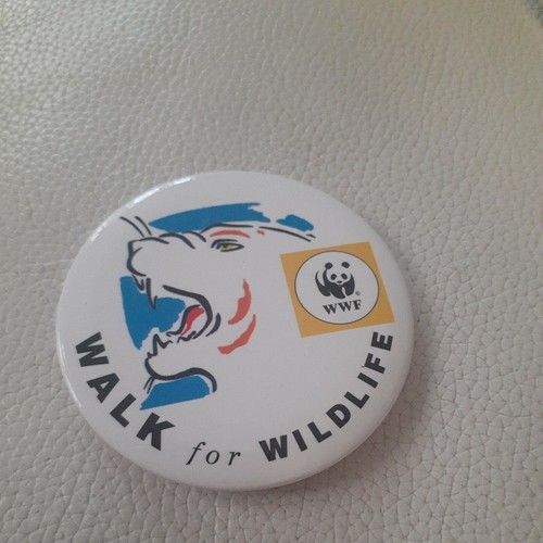 Walk For Wildlife WWF Vintage Abzeichen - Bild 1 von 3