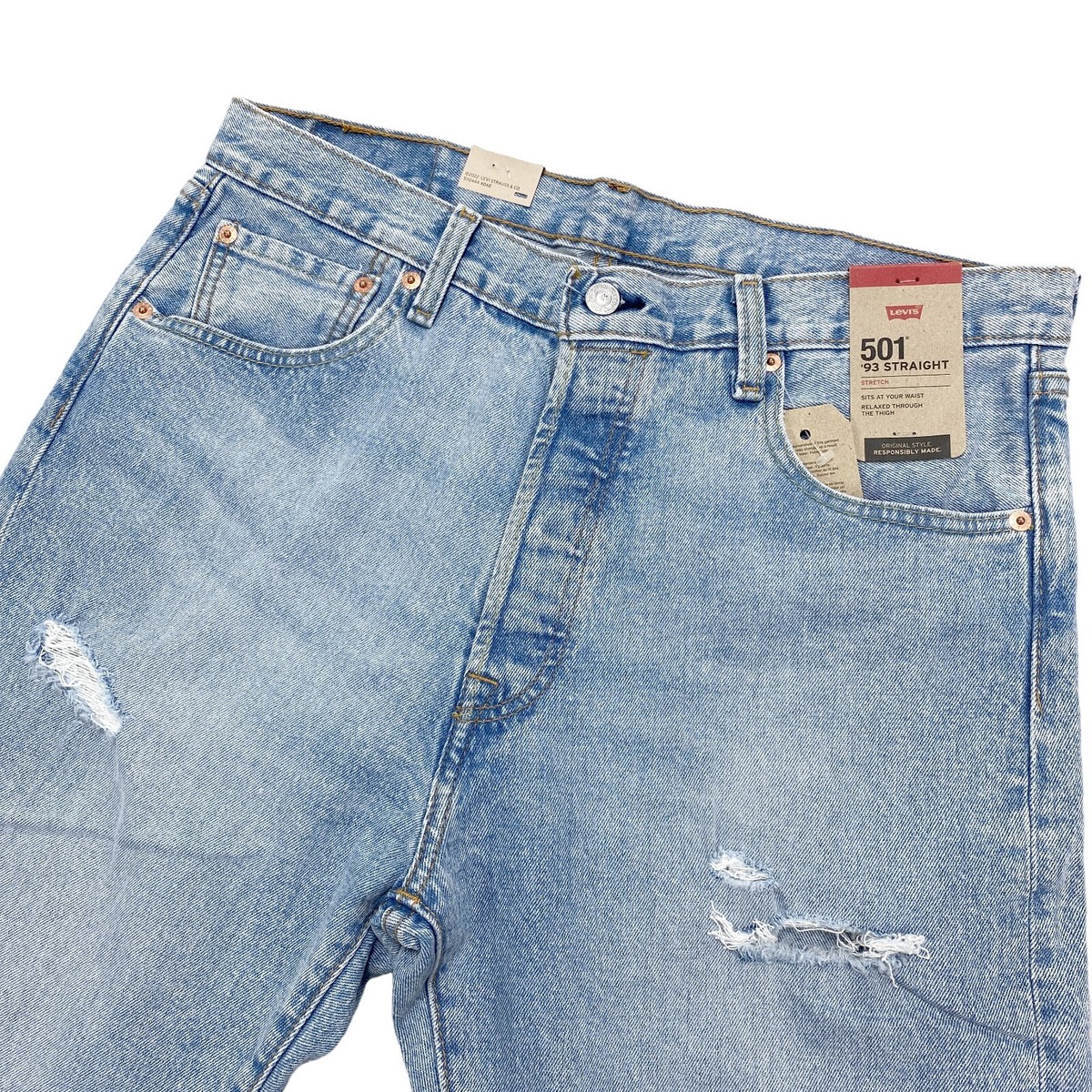 Levi's 501 '93 Straight Men's Jeans 'DIll Shoes Blue' Wash