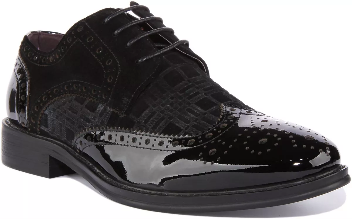 Fabric brogues best sale