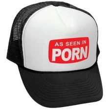 As Seen IN PORN - Retro Vintage Mesh Trucker Cap Hat