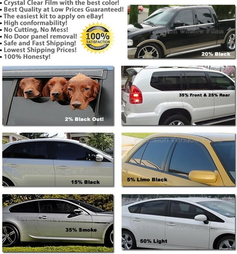 Nano Carbon Window Film Any Tint Shade PreCut All Sides&Rears for MERCEDES-BENZ - Imagen 6 de 8